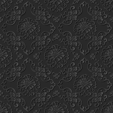 3D kağıt sanat desen botanik çapraz sarmal çiçek asma