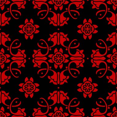 Sorunsuz Çince sarmal asma çiçek çapraz arka plan