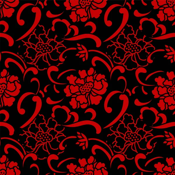 Sorunsuz Çince sarmal eğri Şakayık çiçeği arka plan