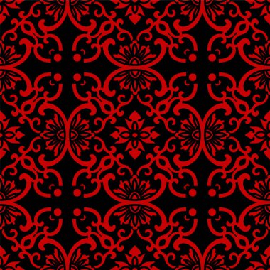 Sorunsuz Çince çapraz çerçeve çiçek yuvarlak eğri arka plan