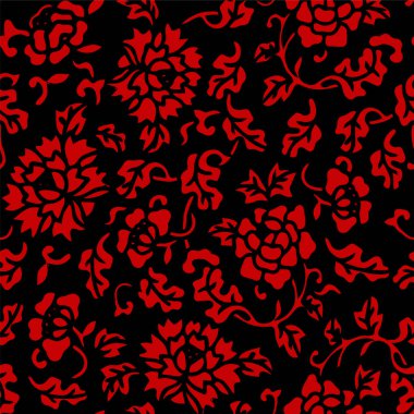 Sorunsuz Çince Botanik Bahçe çiçek yaprak arka plan