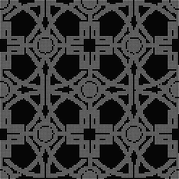 Yarı ton siyah sorunsuz geçmiş kare yuvarlak yuvarlak