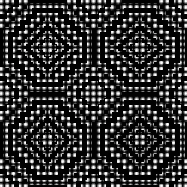 Μεσοτονικό στρογγυλή μαύρη ομοιογενές φόντο τετράγωνο ψηφιδωτό οκτάγωνο g — Διανυσματικό Αρχείο