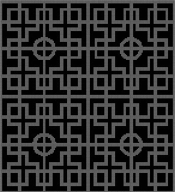 Yarı ton siyah sorunsuz geçmiş geom kare çapraz yuvarlak
