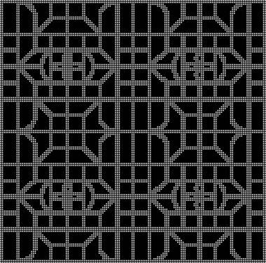 Yarı ton yuvarlak sorunsuz arka plan siyah eğri kare çokgen cr