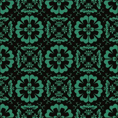 Sorunsuz Çince çapraz Spiral yuvarlak çiçek Kaleidosco arka plan