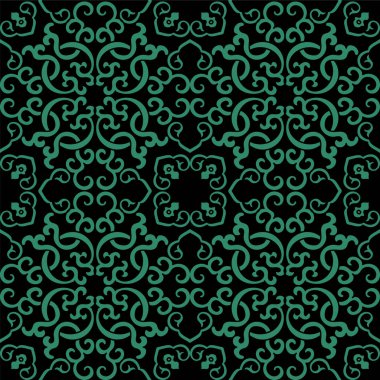 Sorunsuz Çince sarmal zinciri Kaleidoscope çapraz arka plan