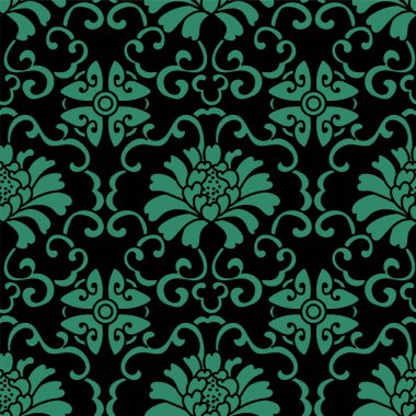 Sorunsuz Çince botanik sarmal asma çiçek arka plan