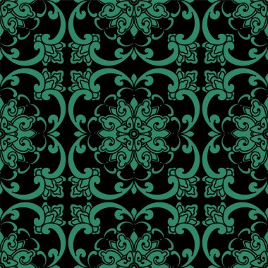 Sorunsuz Çin arka plan eğrisi sarmal çapraz çiçek