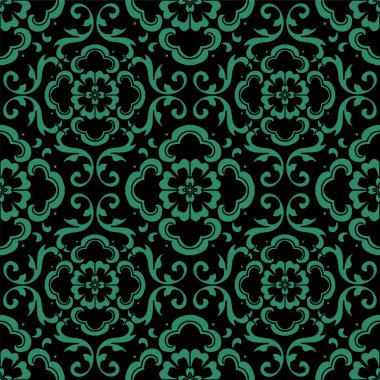 Sorunsuz Çin arka plan eğrisi sarmal çapraz çiçek