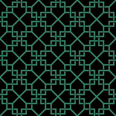 Antika sorunsuz yeşil renkli çerçeve onay kare