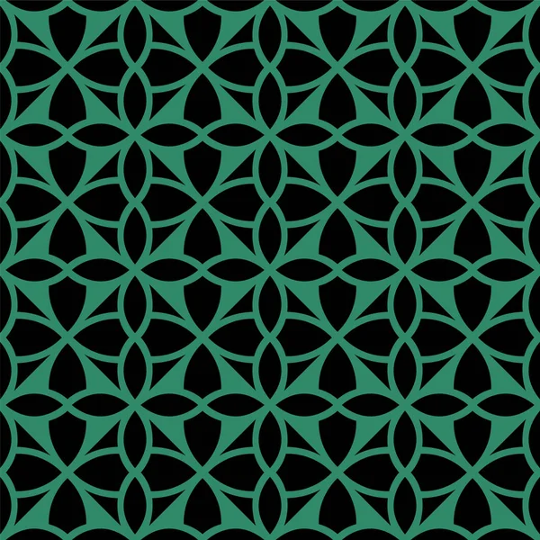 Αντίκες απρόσκοπτη πράσινο φόντο γύρος κύκλο γεωμετρία cross — Διανυσματικό Αρχείο