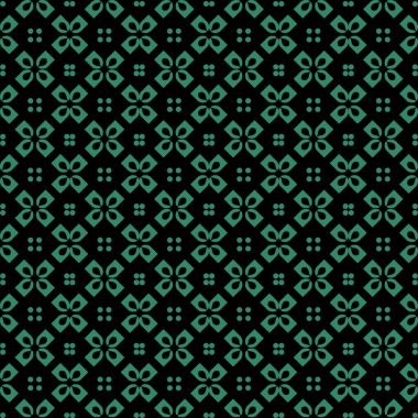 Antika sorunsuz yeşil arka plan çapraz yuvarlak onay