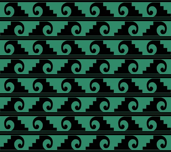 Antike nahtlose silberne Hintergrund Spirale Kurve Leiter Geometrie — Stockvektor