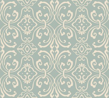 Antika sorunsuz arka plan yuvarlak sarmal dalga asma zinciri