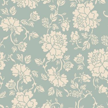 Antika sorunsuz arka plan Botanik Bahçe çiçek yaprak