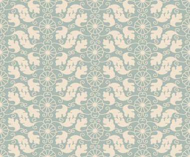 Antika sorunsuz arka plan oryantal Japon sarmal girdap roun