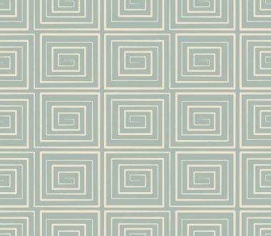 Antika sorunsuz arka plan sarmal kare girdap geometri çapraz 