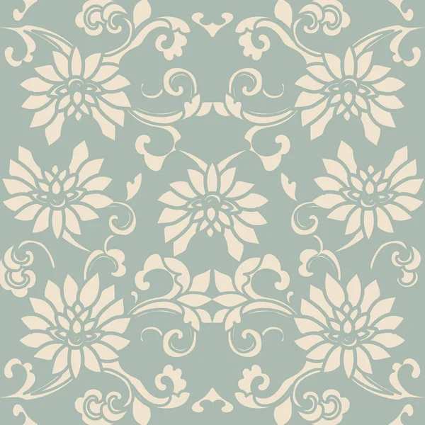 Antika sorunsuz arka plan sarmal Bahçe çiçek asma çapraz