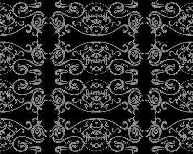 Antika sorunsuz arka plan eğrisi sarmal tüy çapraz