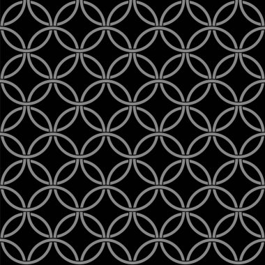 Antika sorunsuz arka plan retro yuvarlak çapraz çerçeve zinciri