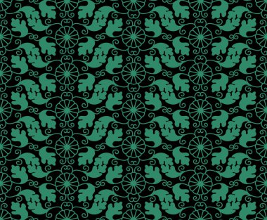 Antika sorunsuz arka plan oryantal Japon sarmal girdap roun