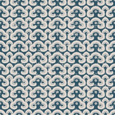 Arka plan oryantal eğrisi yıpranmış antika sorunsuz retro 