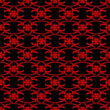 Sorunsuz Çin arka plan eğri çapraz çapraz asma çiçek