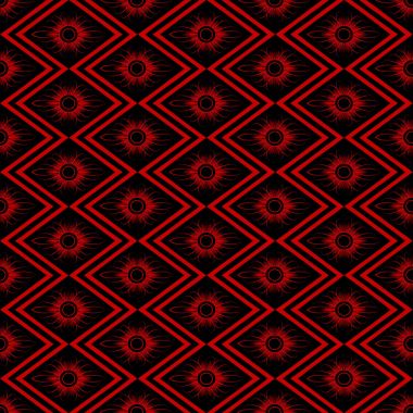 Sorunsuz Çin arka plan rhomb onay testere dişi çapraz çerçeve flo