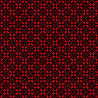 Sorunsuz Çin arka plan kare kontrol çapraz geometri çerçeve