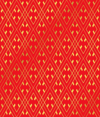 Sorunsuz altın Çin arka plan retro kontrol geometri rhomb cr