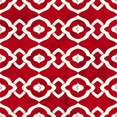 Sorunsuz Vintage Çin arka plan eğrisi geometri yuvarlak f çapraz