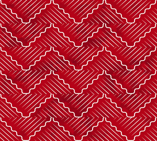 Seamless Vintage chinês fundo oriental curva onda cruz ge — Vetor de Stock