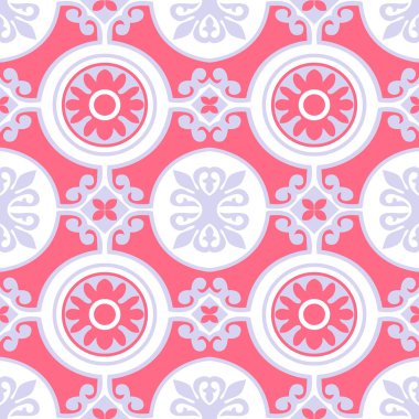 Sorunsuz arka plan yuvarlak eğrisi sarmal çapraz çerçeve çiçek