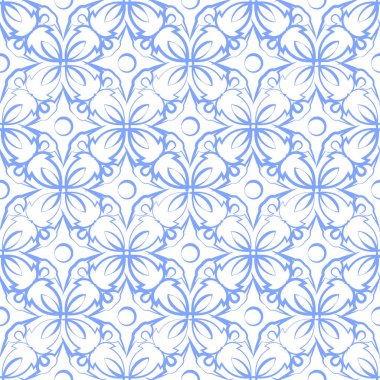 Retro sorunsuz duvar kağıdı arka plan zarif mavi yuvarlak eğrisi cro