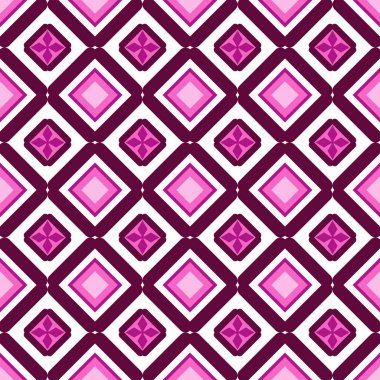 Retro sorunsuz duvar kağıdı arka plan Japon mor pembe elmas