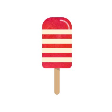 Renkli Sulu Boya doku dondurma dondurma tatlı summ vektör