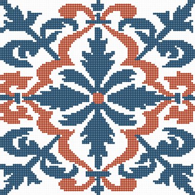 Yarı ton renkli Dikişsiz retro desen vintage sarmal eğri cr