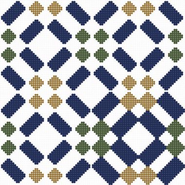 Yarı ton renkli Dikişsiz retro desen elmas kontrol kare ge