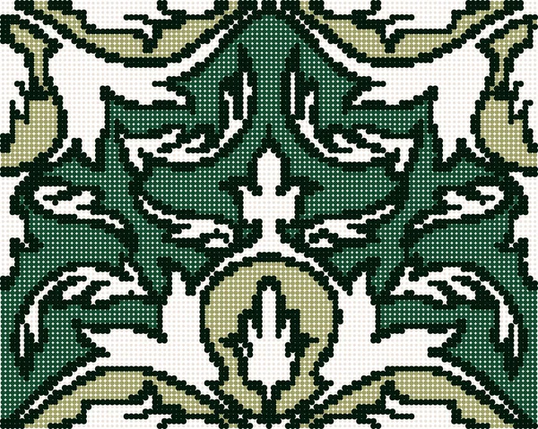 Напівтоновий барвистий безшовний ретро візерунок кривої спірального хреста саду — стоковий вектор