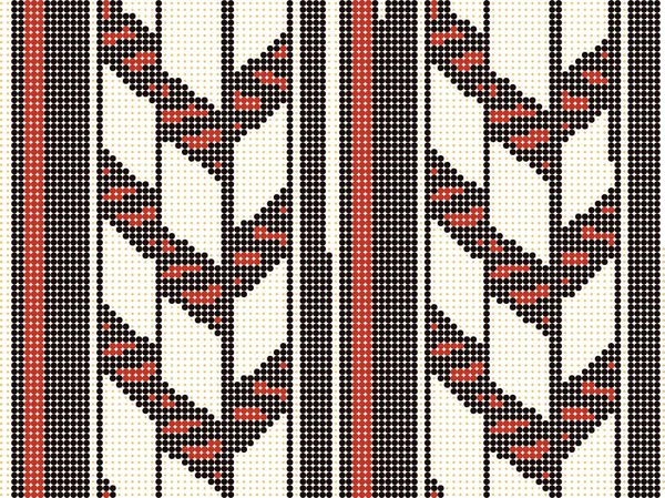 하프톤 다채로운 완벽 한 복고풍 패턴 기본 형상 chec — 스톡 벡터