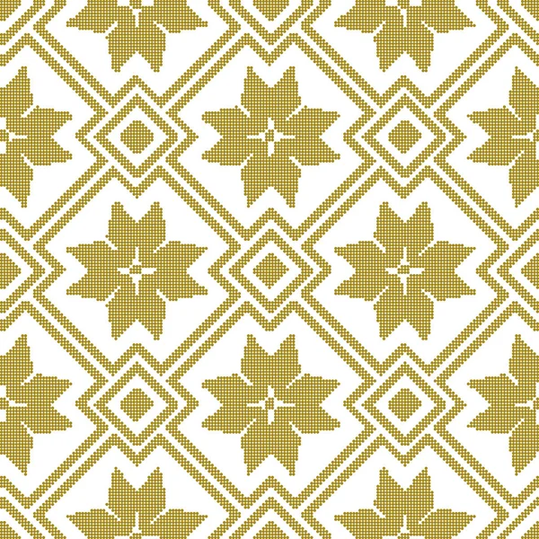 ハーフトーン カラフルなシームレスなレトロ パターン黄金正方形チェック クロ — ストックベクタ