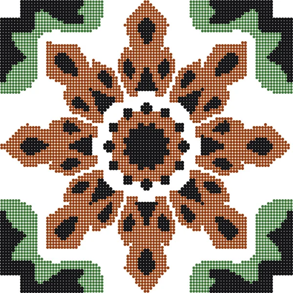 Demi-ton coloré motif rétro sans couture géométrie cristalline kaléid — Image vectorielle