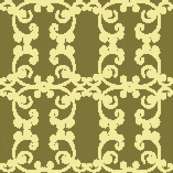Demi-ton coloré motif rétro sans couture courbe spirale géométrie c — Image vectorielle
