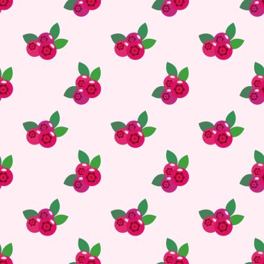 Sorunsuz arka plan görüntü renkli tropikal meyve kızılcık