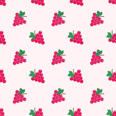 Sorunsuz arka plan görüntü renkli tropikal meyve kırmızı üzüm