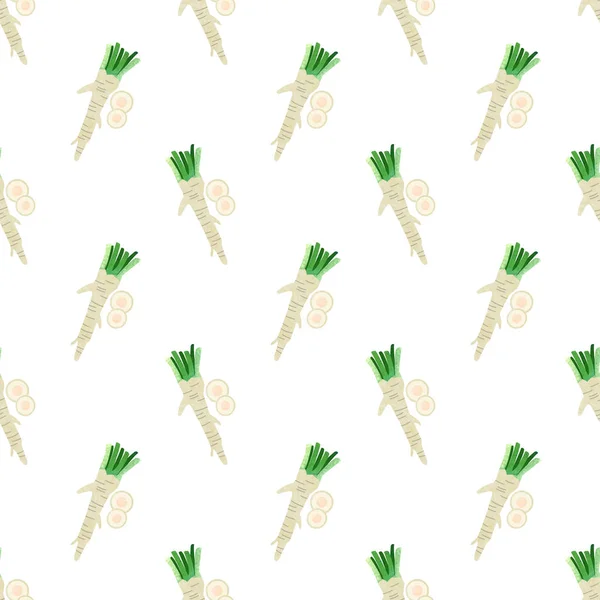 无缝背景图像彩色水彩纹理蔬菜 — 图库照片
