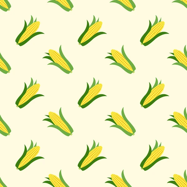 Sans couture image de fond coloré légume ingrédient alimentaire cor — Image vectorielle