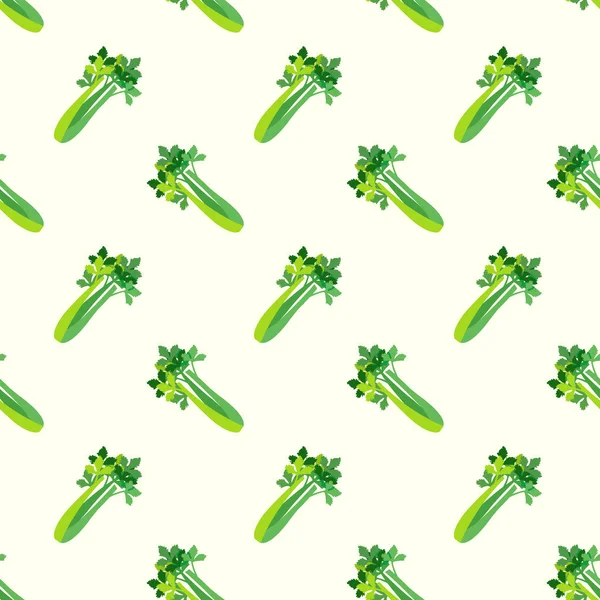 Image de fond sans couture coloré légume ingrédient alimentaire cel — Image vectorielle
