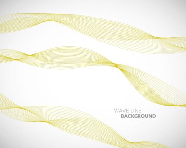 Zarif soyut vektör dalga çizgisi fütüristik biçim arkaplan şablonu